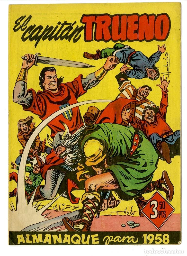 Tebeos: El Capit&aacute;n Trueno / Almanaque para 1958 / N. Extraordinario 1 (A3)