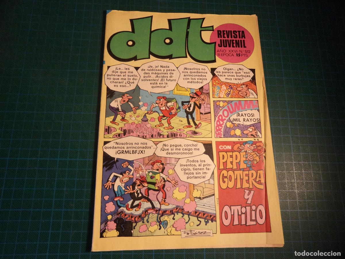 Tebeos: DDT. N&ordm; 512. Bruguera. 3&ordf; epoca. - Foto 1