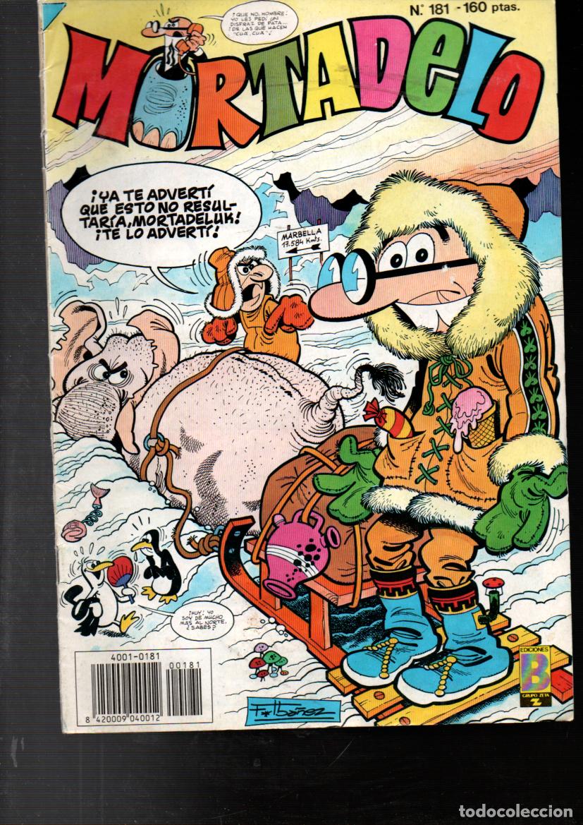 Tebeos: MORTADELO N&ordm; 181. EDICIONES B, 1991 - Foto 1
