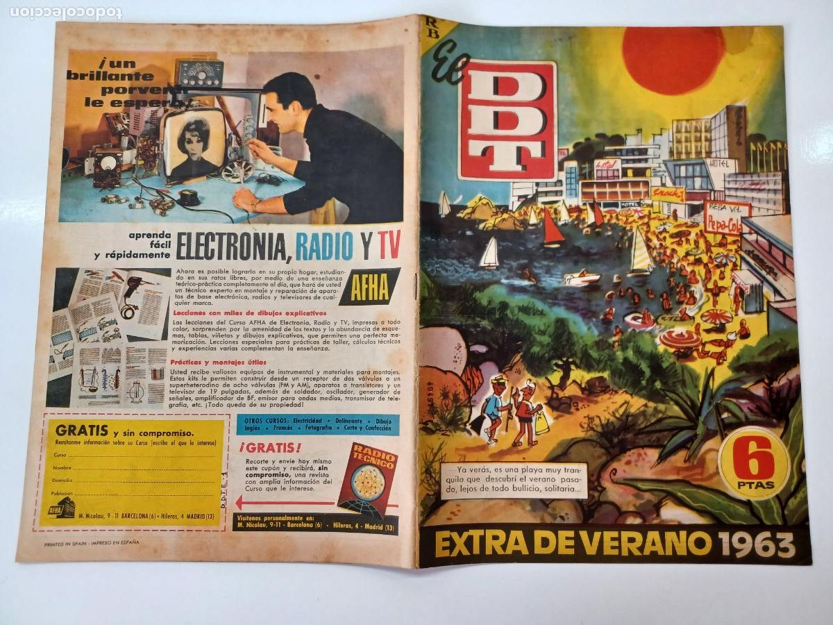 Tebeos: DDT EXTRA DE VERANO 1963 BRUGUERA - Foto 2