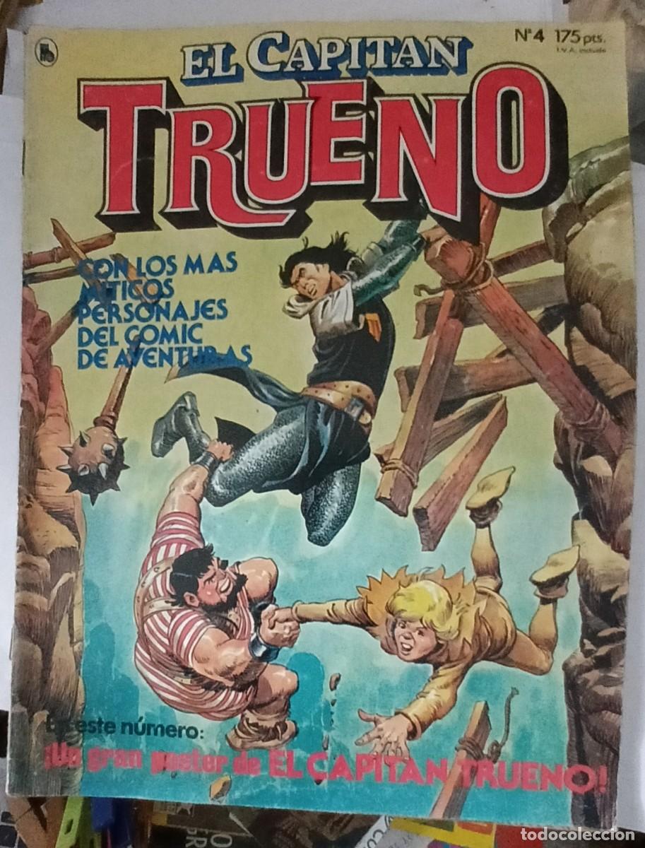 Tebeos: EL CAPIT&Aacute;N TRUENO-REVISTA JUVENIL-BRUGUERA- N&ordm; 4 -BLASCO-MAROTO-MICHELUZZI-SIN P&Oacute;STER-1986-LEA-9028