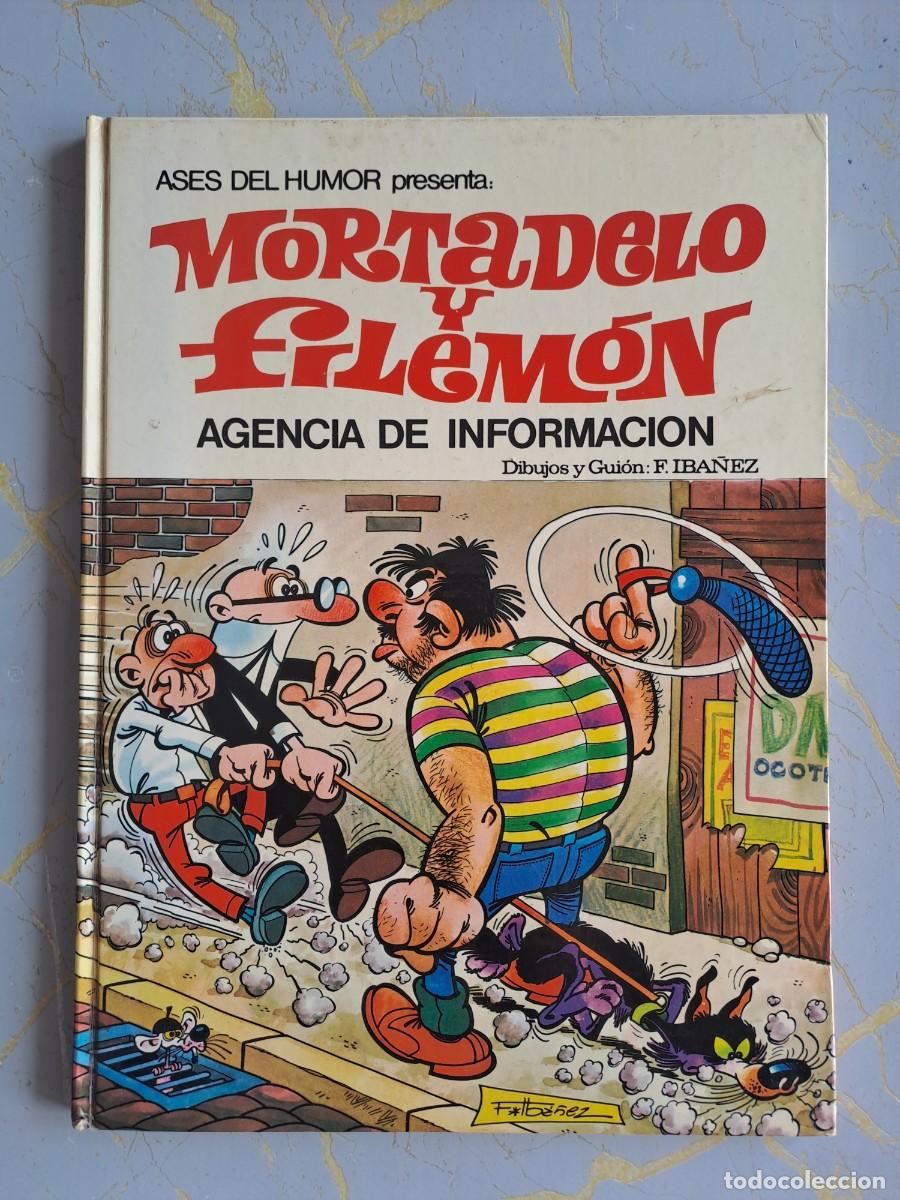 Tebeos: Ases del humor 8, Mortadelo y Filem&oacute;n agencia primera edici&oacute;n Bruguera en muy buen estado