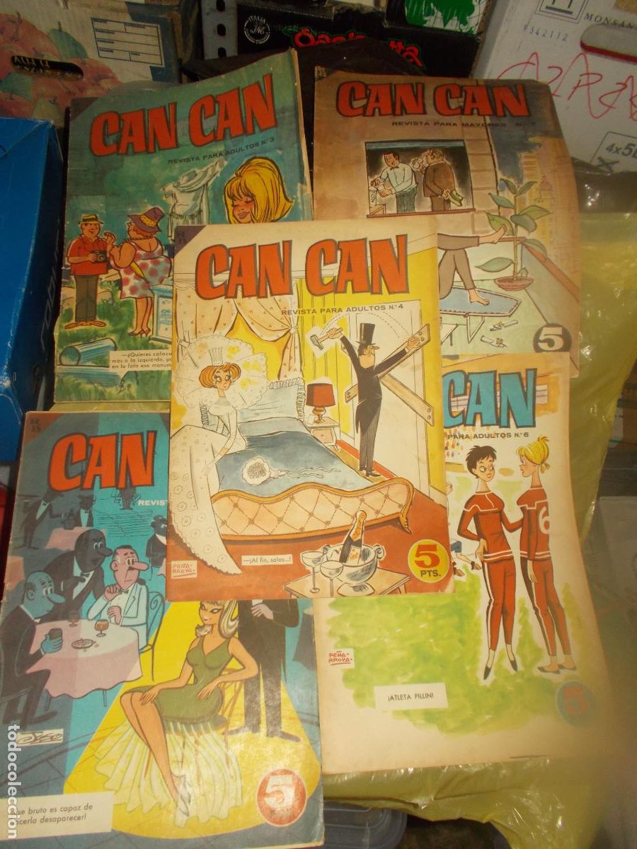 Tebeos: Can Can, 5 tebeos .. - Foto 1