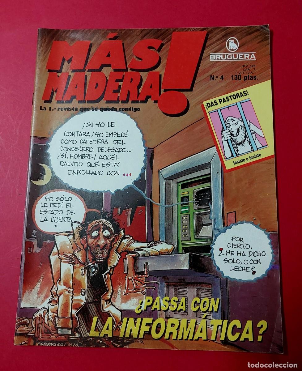 Tebeos: M&aacute;s Madera N&ordm; 4 Bruguera 1986 Ref CJ - Foto 1