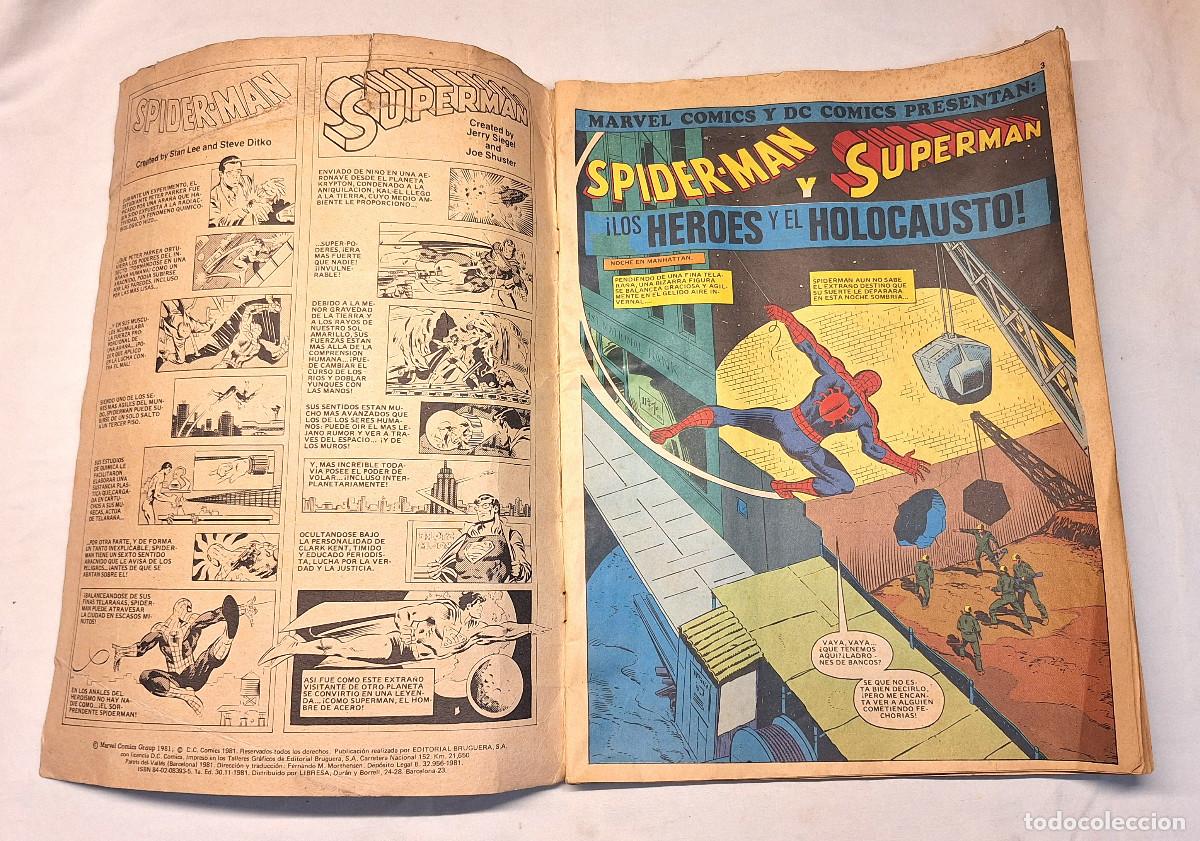 Tebeos: Superman y Spiderman Marvel DC de Bruguera a&ntilde;o 81 - Foto 2