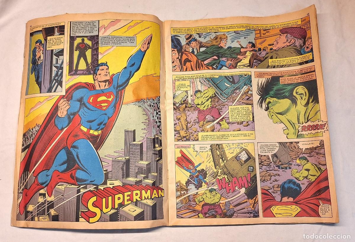 Tebeos: Superman y Spiderman Marvel DC de Bruguera a&ntilde;o 81 - Foto 3