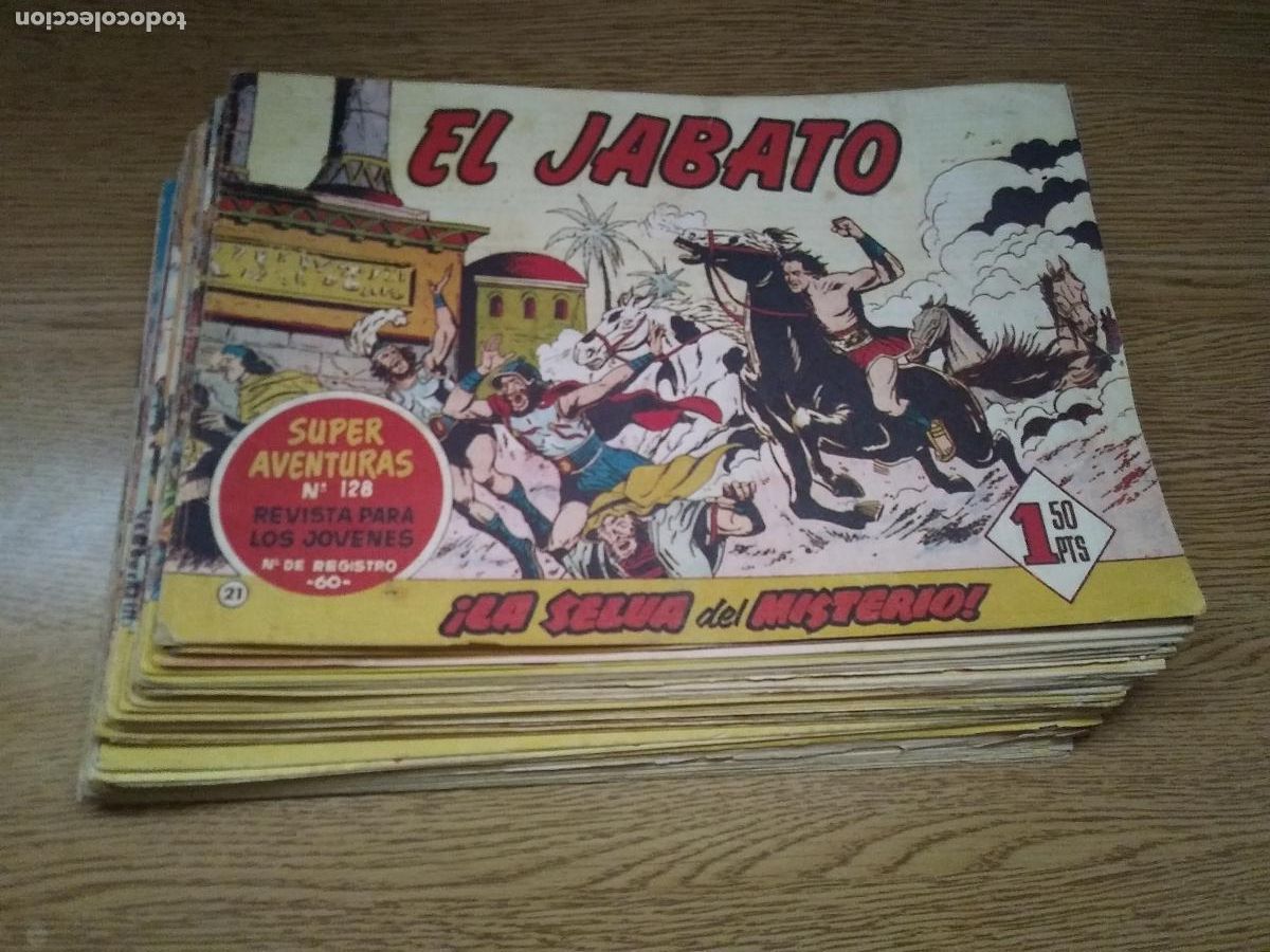 Tebeos: EL JABATO ORIGINAL - LOTE DE 34. - Foto 1