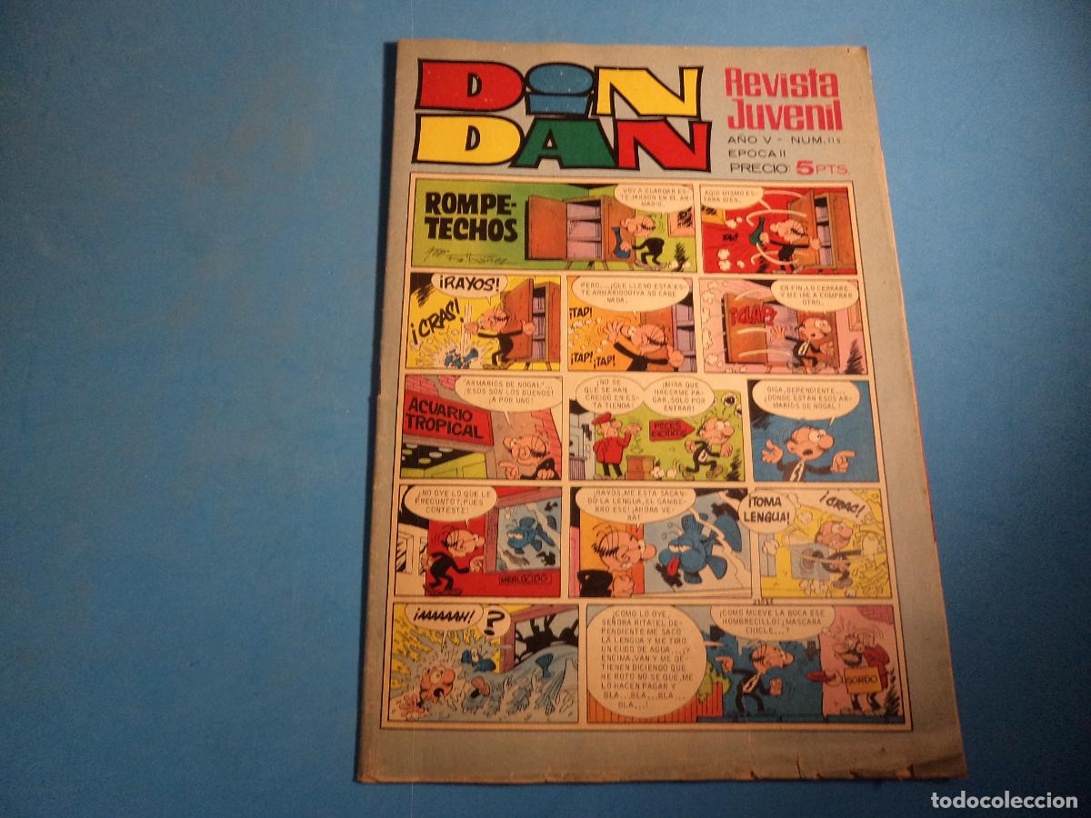 Tebeos: Din Dan. N&ordm; 115. Bruguera. - Foto 1