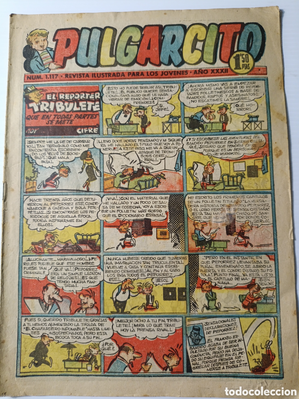 Tebeos: Pulgarcito N&uacute;mero 1117 - Foto 1