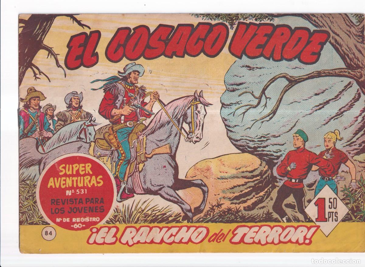 Tebeos: COSACO VERDE, EL : NUMERO 84 ,EL RANCHO DEL TERROR - Foto 1