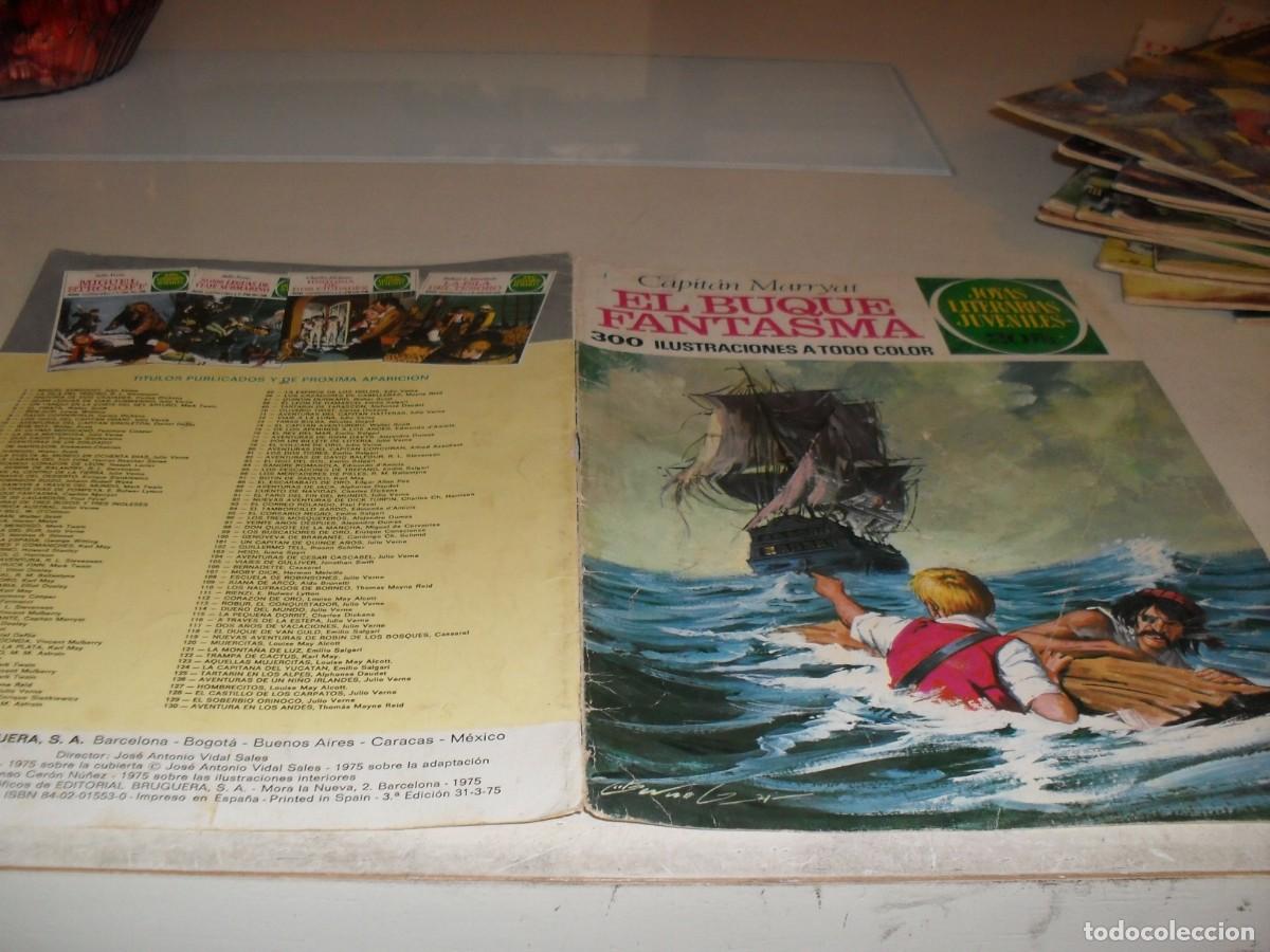 Tebeos: JOYAS LITERARIAS (SOLO LAS CUBIERTAS) N&ordm; 26,3&ordf; EDICION,EL BUQUE FANTASMA,(DE 270).BRUGUERA,1970