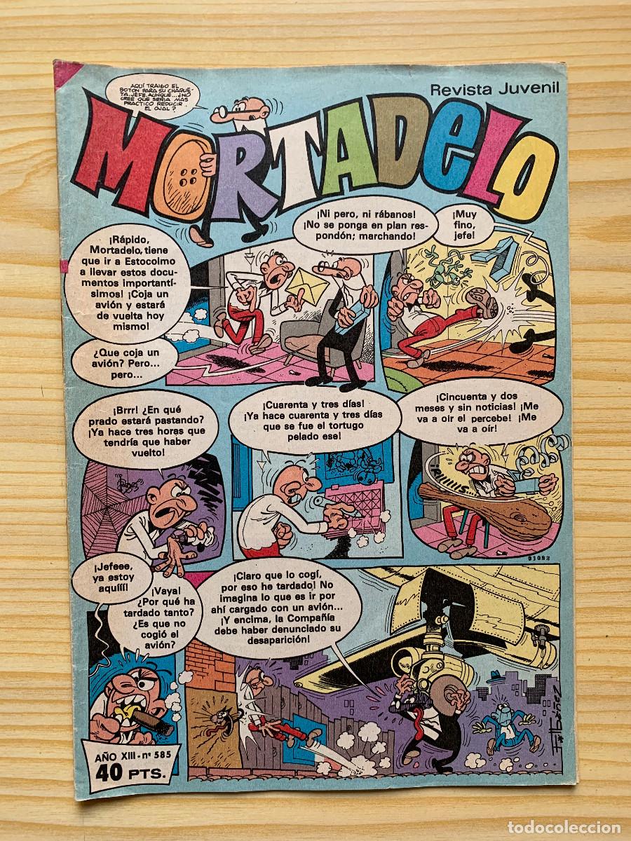 Tebeos: Mortadelo n&ordm; 585 - En Perfecto Estado - Foto 1