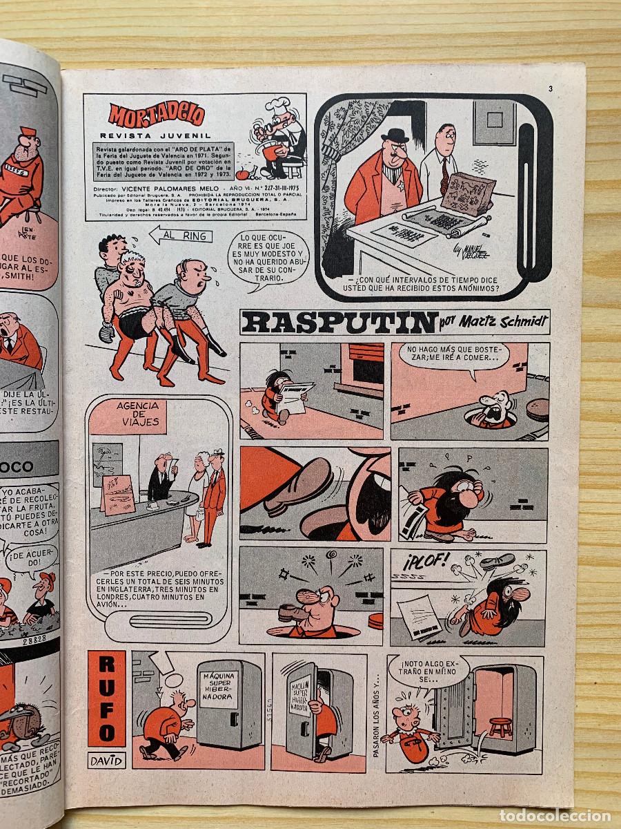 Tebeos: Mortadelo n&ordm; 227 - Excelente Estado D2 - Foto 2