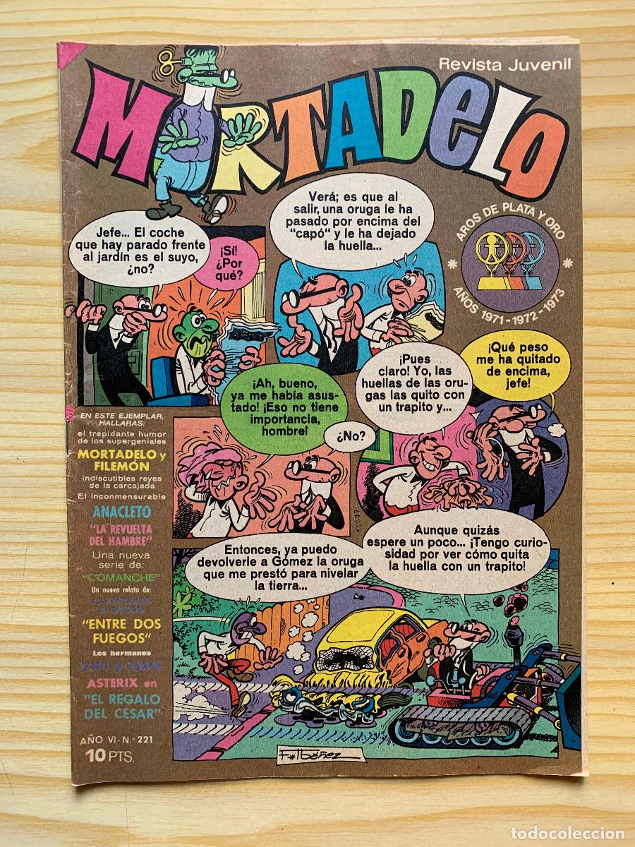 Tebeos: Mortadelo n&ordm; 221 - Excelente Estado D2 - Foto 1