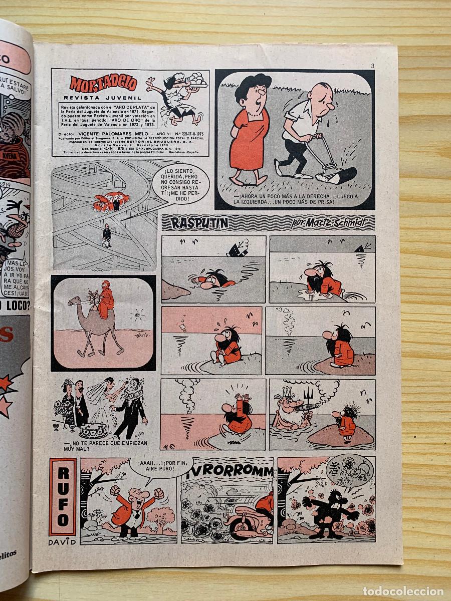 Tebeos: Mortadelo n&ordm; 221 - Excelente Estado D2 - Foto 2