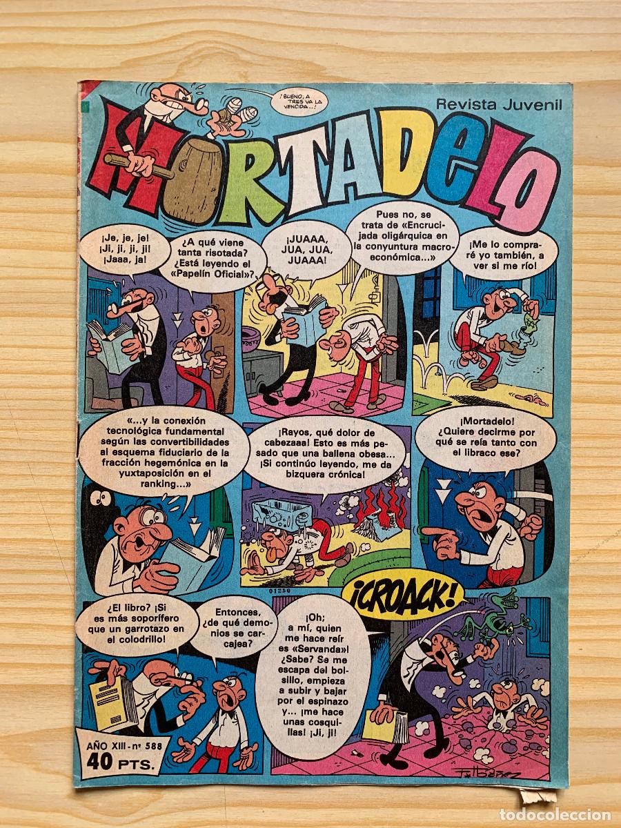 Tebeos: Mortadelo n&ordm; 588 - Excelente Estado D2 - Foto 1