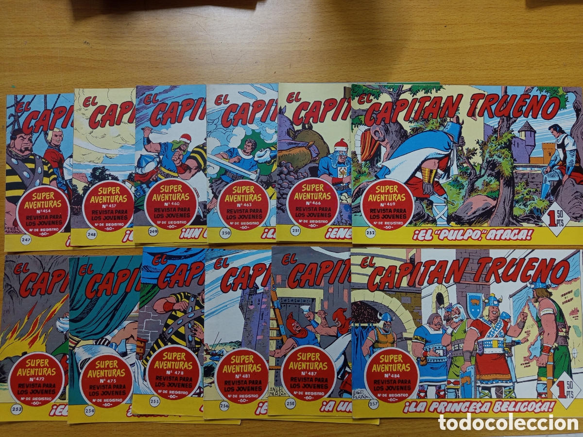 Tebeos: Capitan Trueno facs&iacute;mil 247-258 - Foto 1