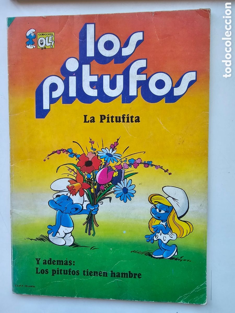 Tebeos: C&oacute;mic Los Pitufos 1970, La Pitufita, Ole - Foto 1