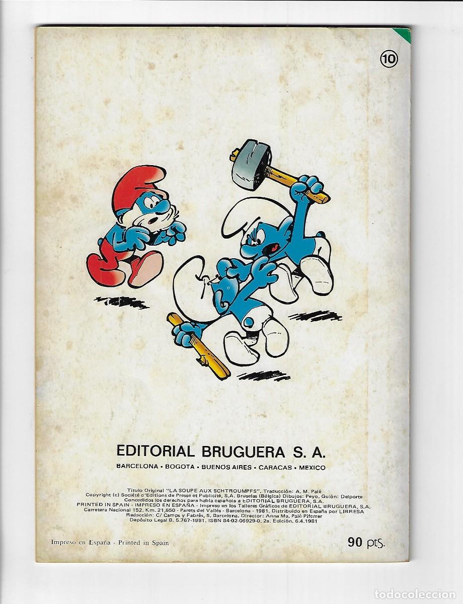 Tebeos: Bruguera. Ole. Los pitufos. 10. - Foto 2