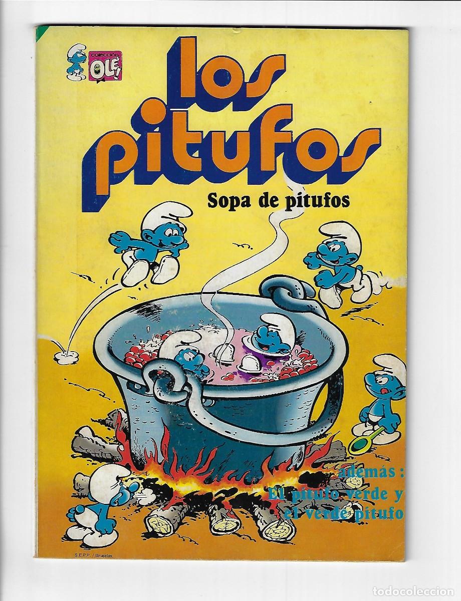 Tebeos: Bruguera. Ole. Los pitufos. 10. - Foto 1