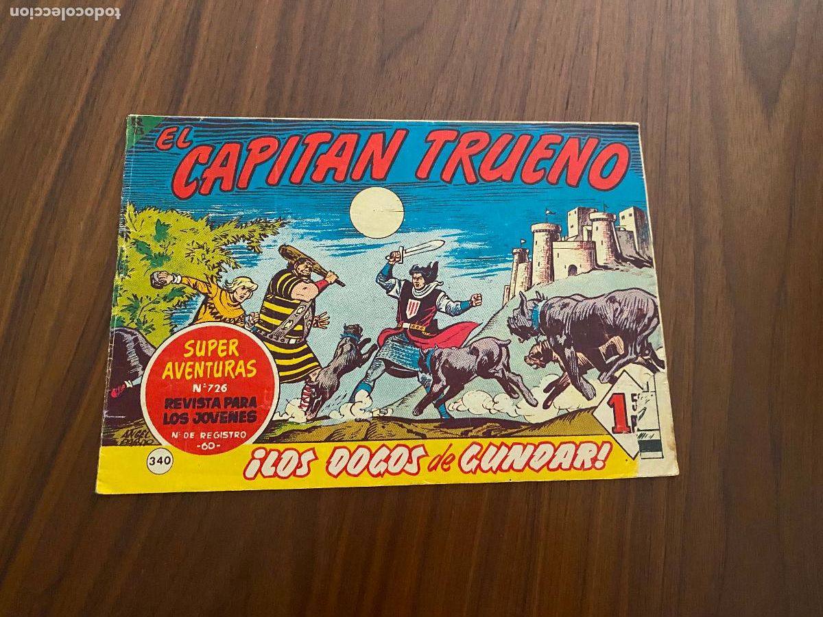 Livros de Banda Desenhada: CAPIT&Aacute;N TRUENO N&ordm; 340 , EDITORIAL BRUGUERA