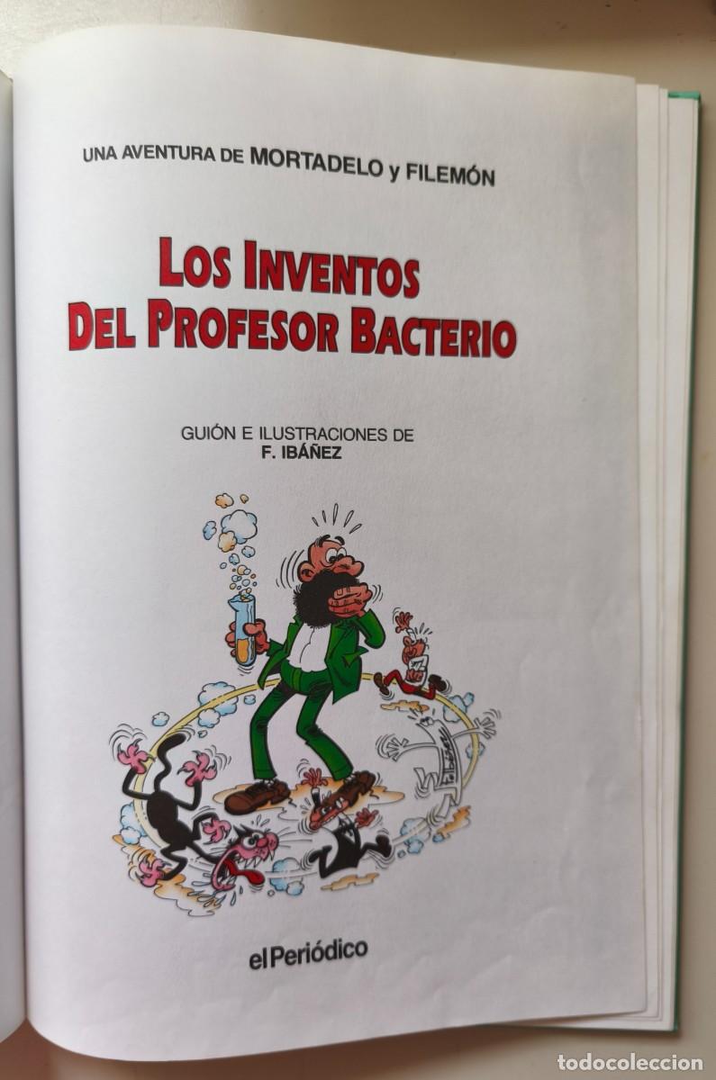 Tebeos: MORTADELO Y FILEMON, LOS INVENTOS DEL PROFESOR BACTERIO. 1996 - Foto 3
