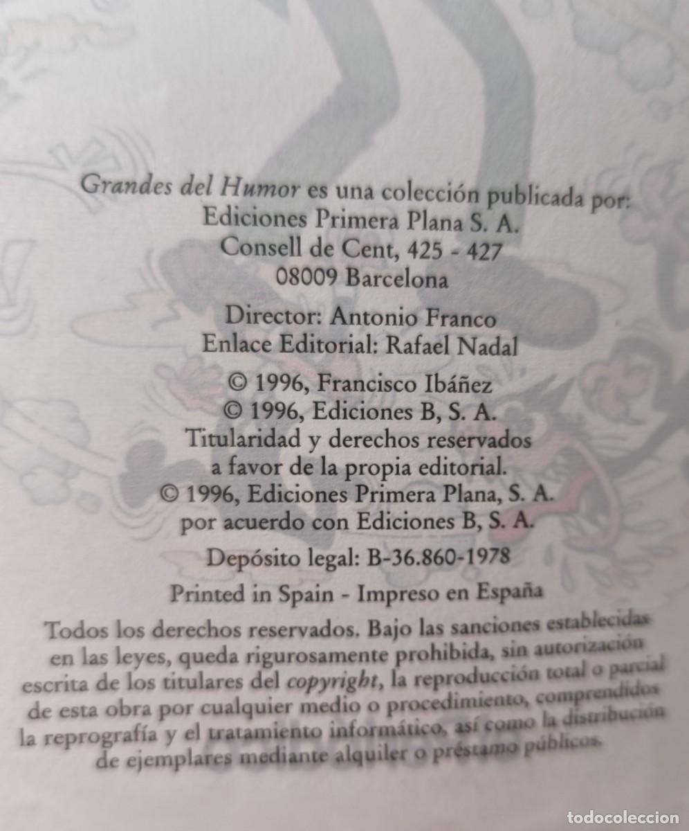 Tebeos: MORTADELO Y FILEMON, LOS INVENTOS DEL PROFESOR BACTERIO. 1996 - Foto 4