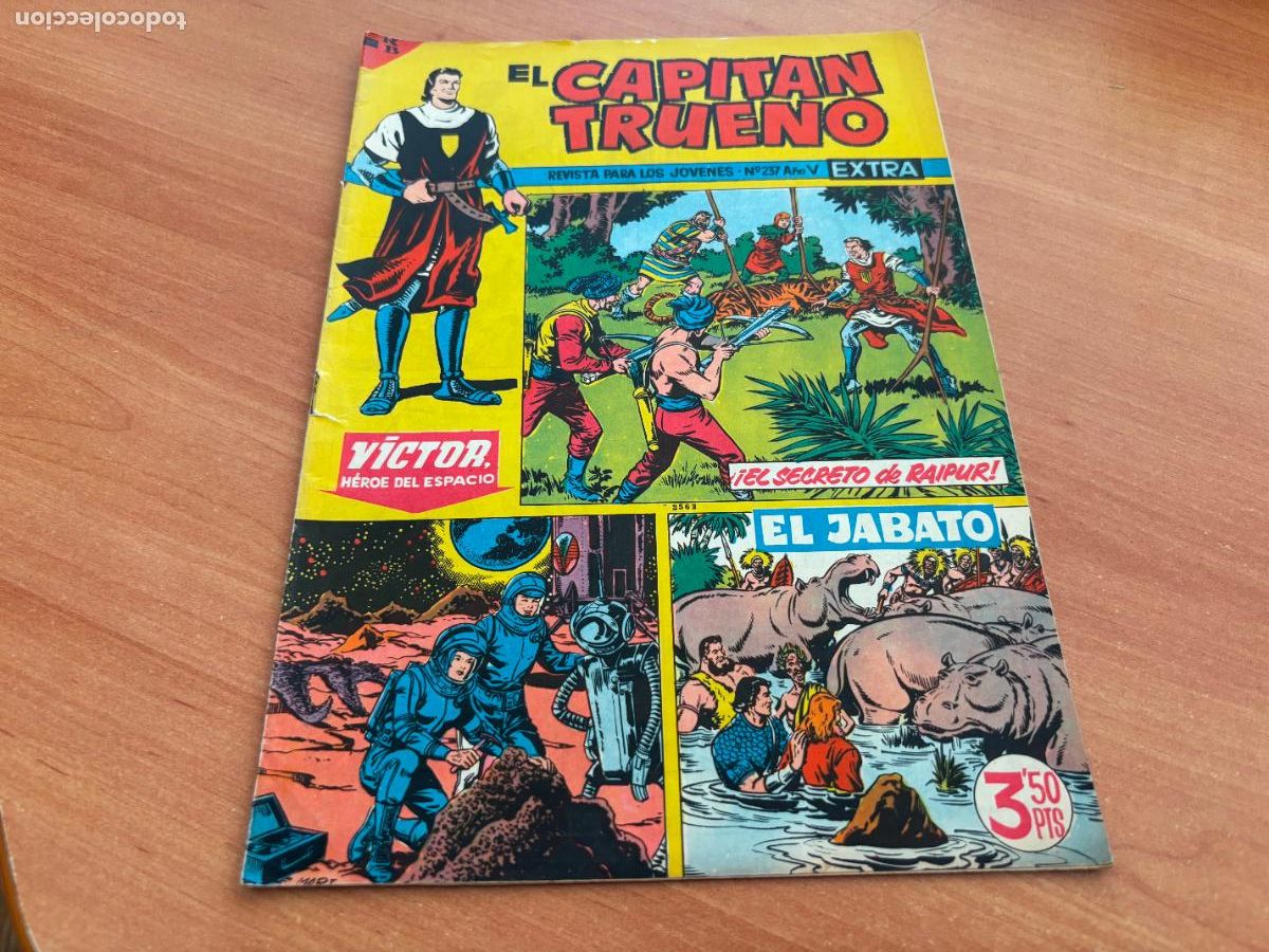 Livros de Banda Desenhada: EL CAPITAN TRUENO EXTRA N&ordm; 237. INCLUYE AVENTURA JABATO (BRUGUERA) (COIB259)