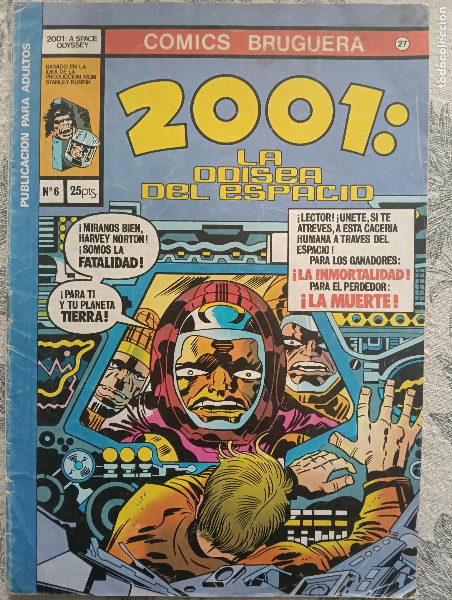 Tebeos: COMICS BRUGUERA. N&ordm; 27 . 2001: LA ODISEA DEL ESPACIO. N&ordm; 6 - Foto 1
