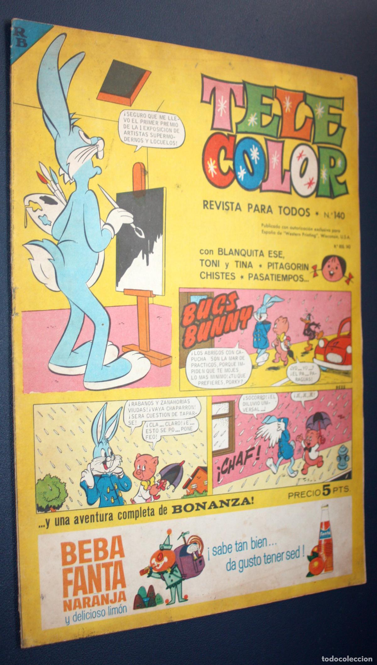 Tebeos: TELE COLOR n&ordm; 140 (subasta simultanea) - Foto 1