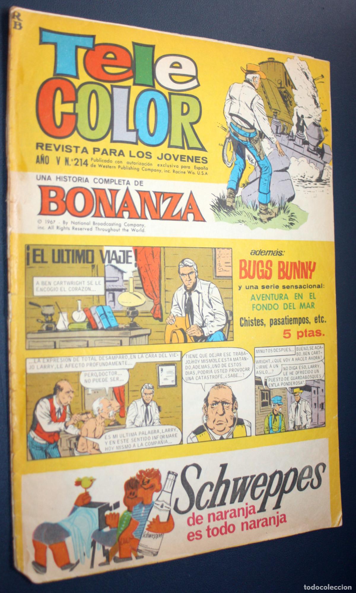 Tebeos: TELE COLOR n&ordm; 214 (subasta simultanea) - Foto 1