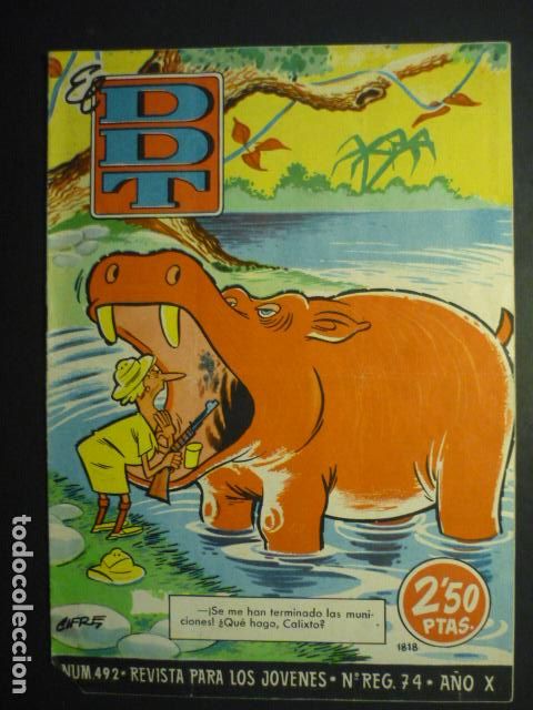 Tebeos: DDT N&ordm; 492 COMIC BRUGUERA - Foto 1