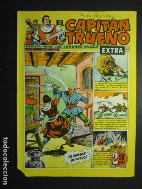 Tebeos: CAPITAN TRUENO EXTRA N&ordm; 68 COMIC BRUGUERA - Foto 1