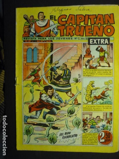 Tebeos: CAPITAN TRUENO EXTRA N&ordm; 61 COMIC BRUGUERA - Foto 1