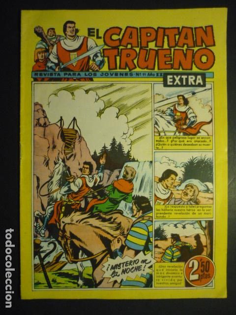 Tebeos: CAPITAN TRUENO EXTRA N&ordm; 91 COMIC BRUGUERA - Foto 1