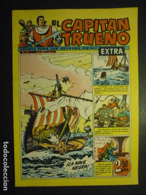 Tebeos: CAPITAN TRUENO EXTRA N&ordm; 89 COMIC BRUGUERA - Foto 1