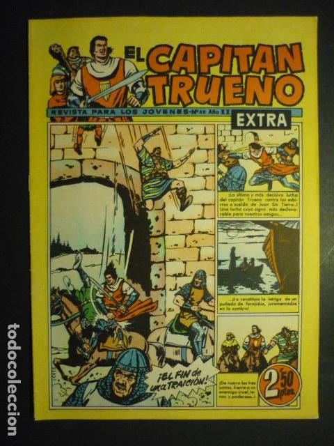 Tebeos: CAPITAN TRUENO EXTRA N&ordm; 88 COMIC BRUGUERA - Foto 1