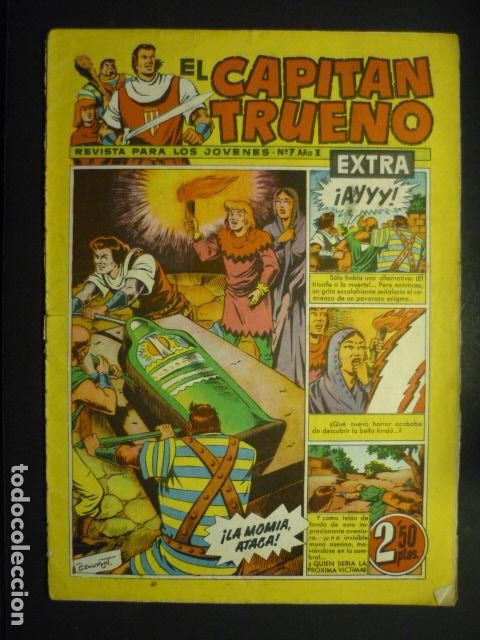 Tebeos: CAPITAN TRUENO EXTRA N&ordm; 7 COMIC BRUGUERA - Foto 1