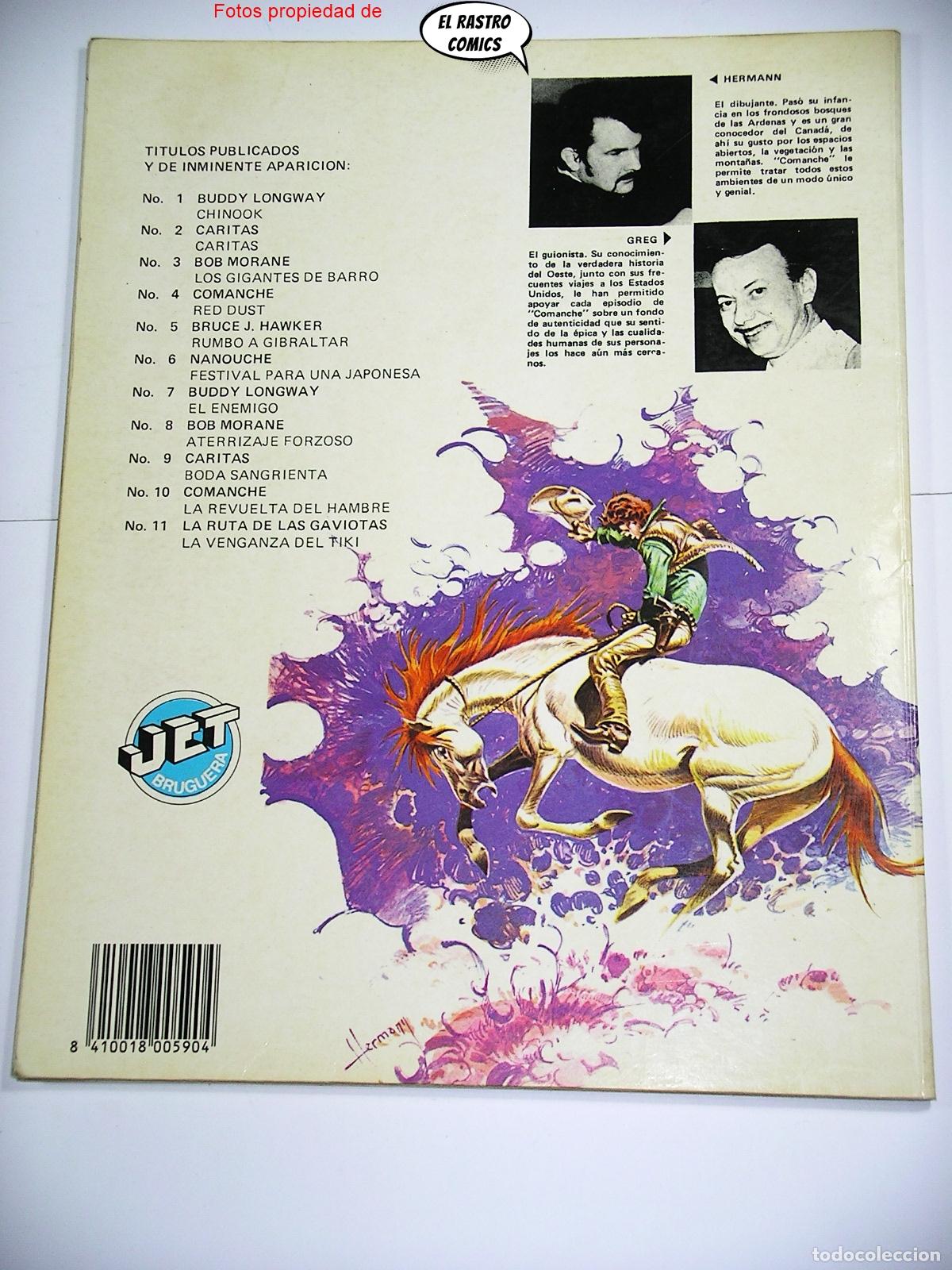 Tebeos: Comanche, La revuelta del Hambre, Hermann, Greg, ed Bruguera 1983 - Foto 2