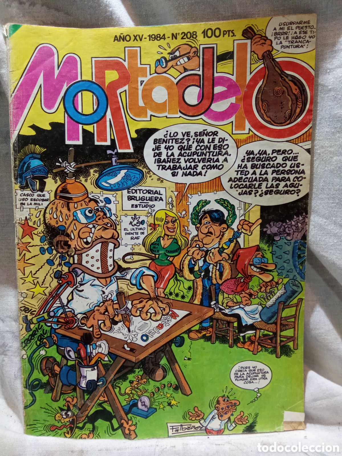 Tebeos: C&Oacute;MIC MORTADELO N&deg; 208 DE BRUGUERA - Foto 1
