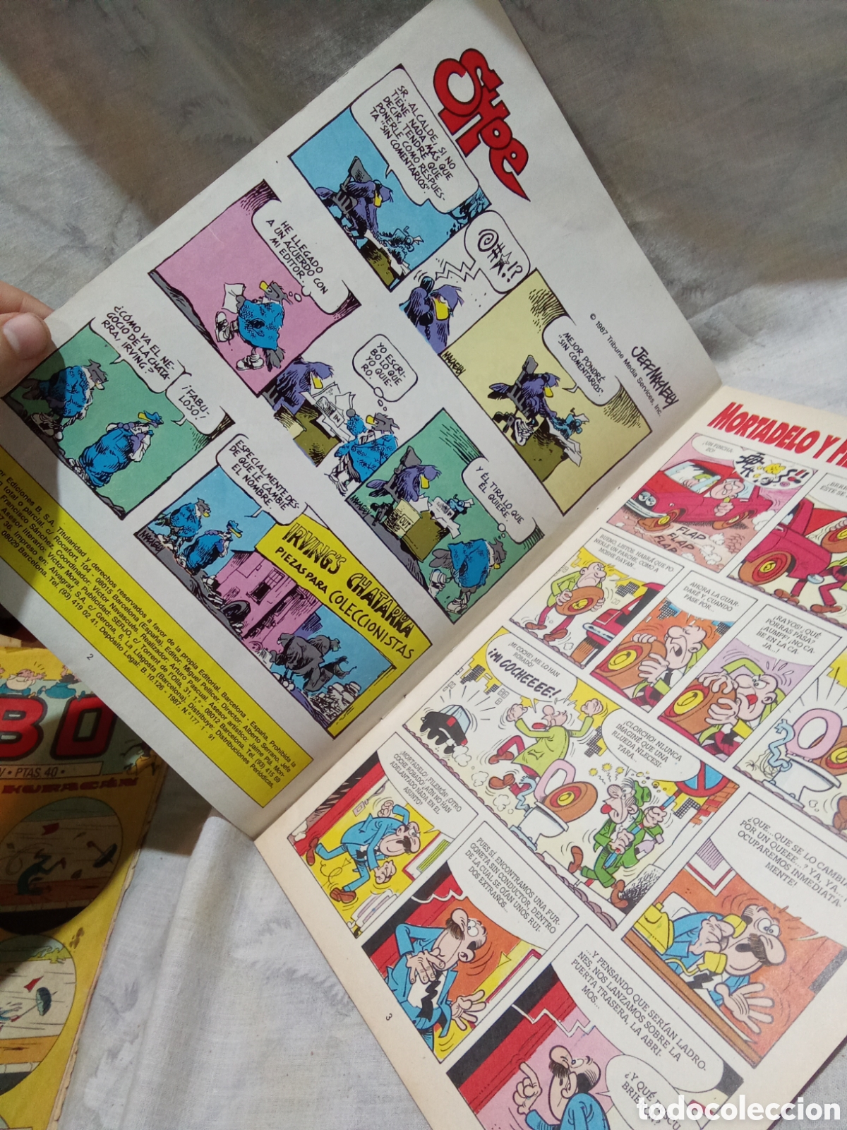 Tebeos: MORTADELO N&deg;177, EDICIONES B - Foto 2