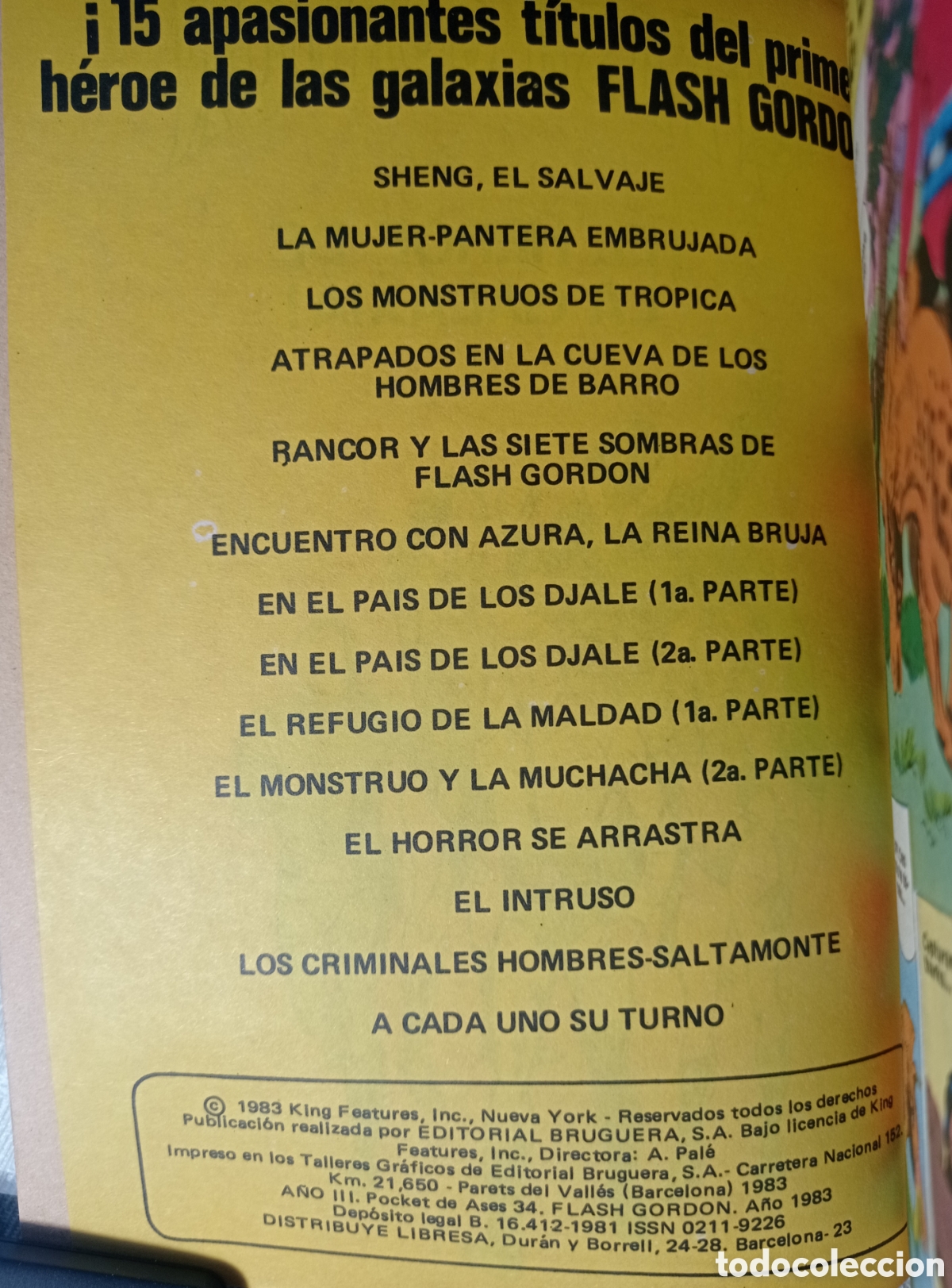 Tebeos: FLASH GORDON, EL H&Eacute;ROE DE LA GALAXIA. ED. BRUGUERA . - Foto 2