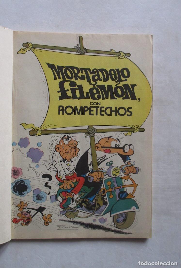 Tebeos: MORTADELO Y FILEMON CON ROMPETECHOS - Foto 2