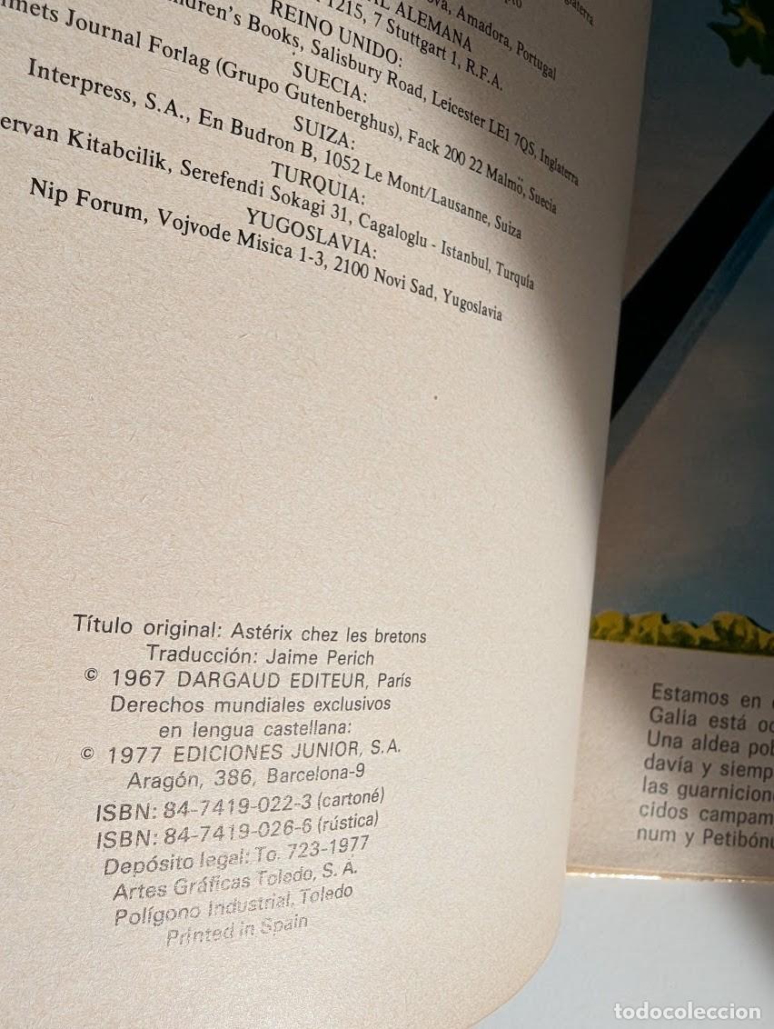 Tebeos: ASTERIX EN CORCEGA Y ASTERIX EN BRETA&Ntilde;A - Foto 2