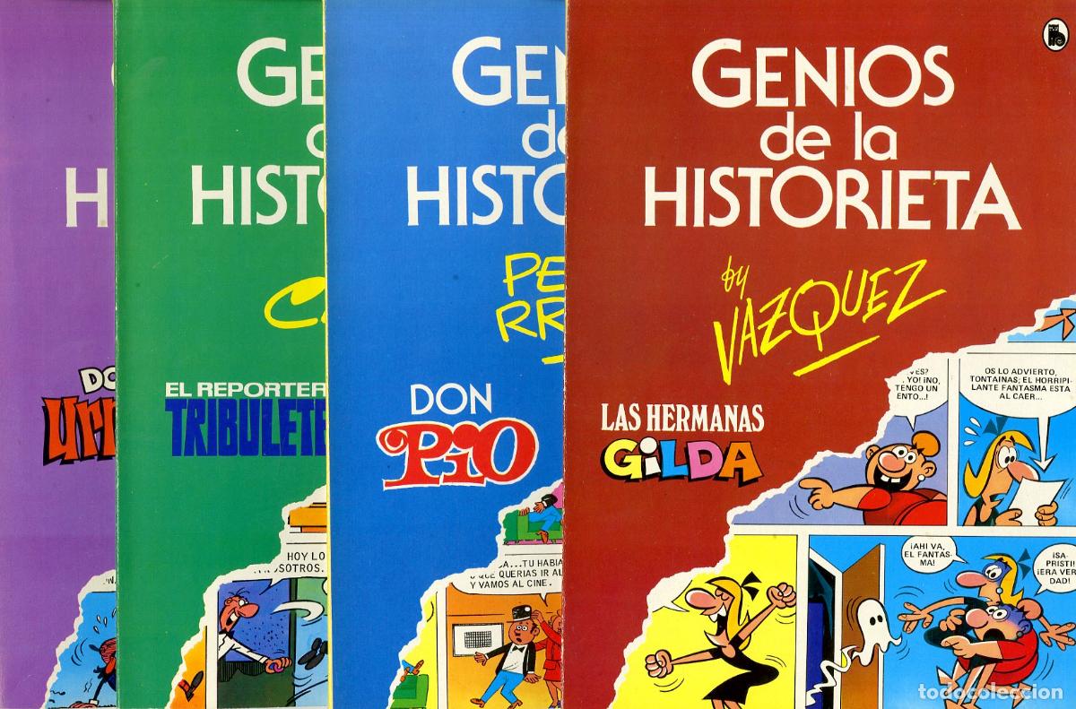 Tebeos: Genios de la Historieta / Completo / Editorial Bruguera / 1985