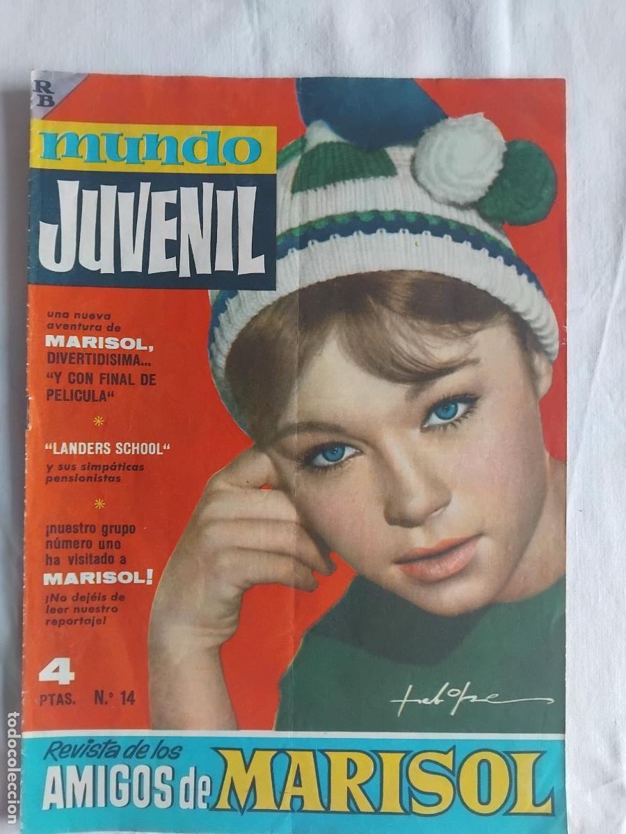 Livros de Banda Desenhada: REVISTA DE LOS AMIGOS DE MARISOL. MUNDO JUVENIL N&ordm; 14. EDITORIAL BRUGUERA.