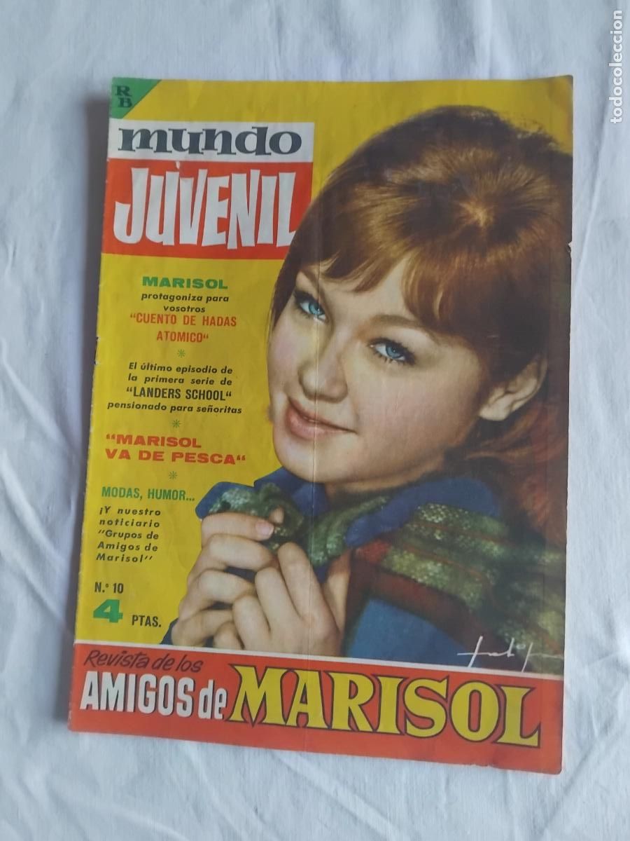 Livros de Banda Desenhada: REVISTA DE LOS AMIGOS DE MARISOL. MUNDO JUVENIL N&ordm; 10. EDITORIAL BRUGUERA.