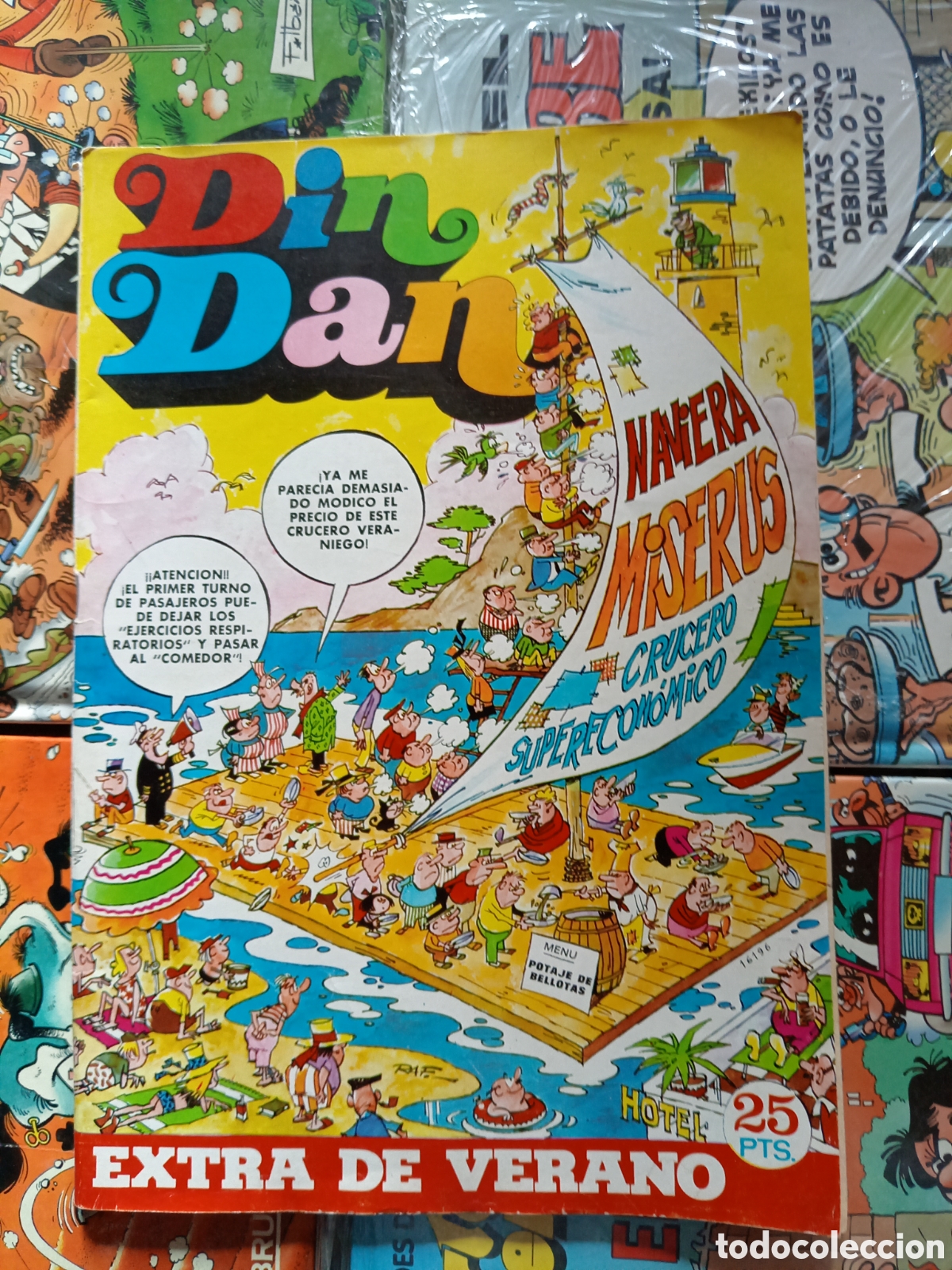 Tebeos: Din Dan extra de verano 1973 cj104 - Foto 1