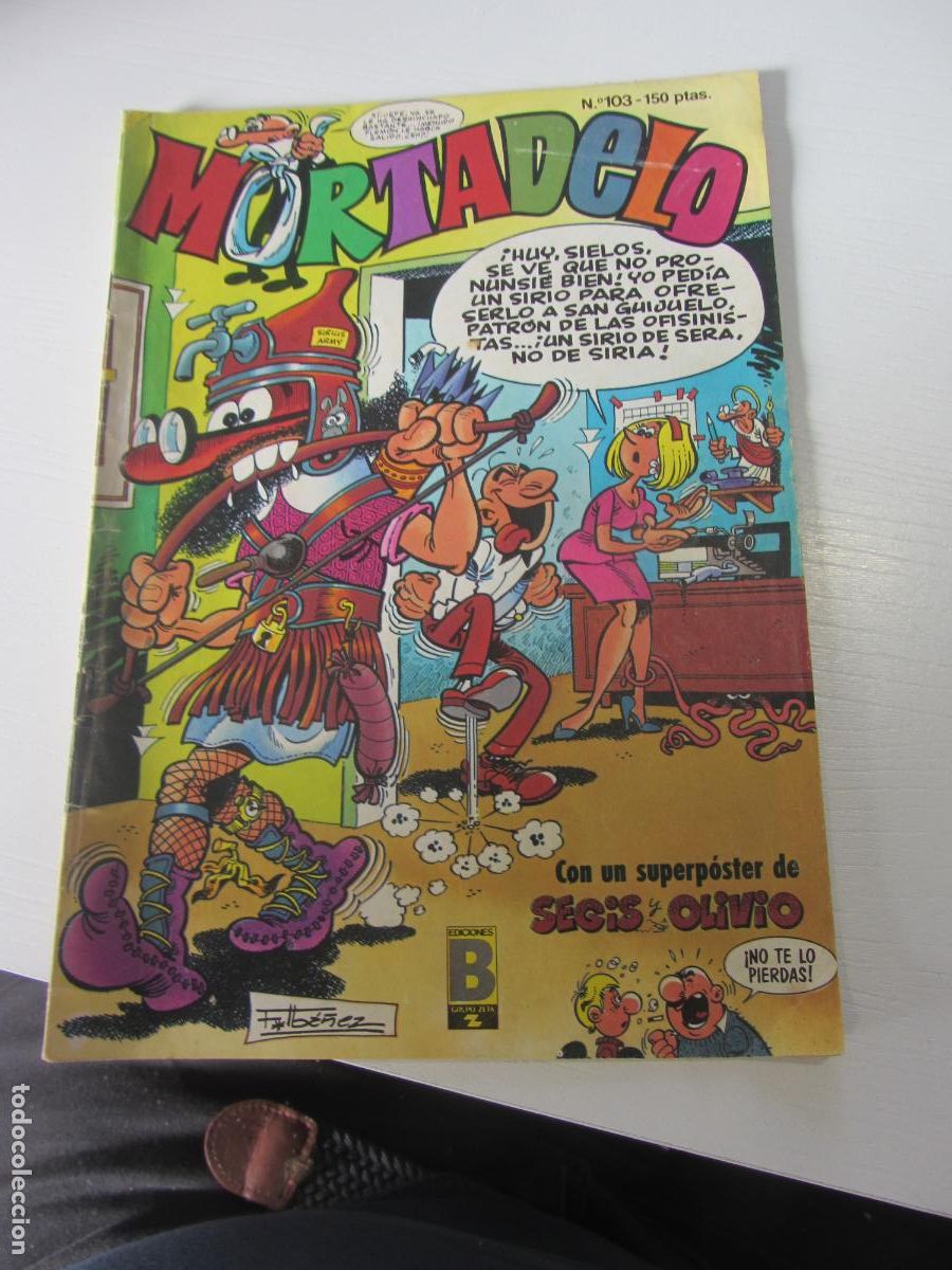 Tebeos: MORTADELO N&ordm; 103 - EDICIONES B 1987 arx301 - Foto 1
