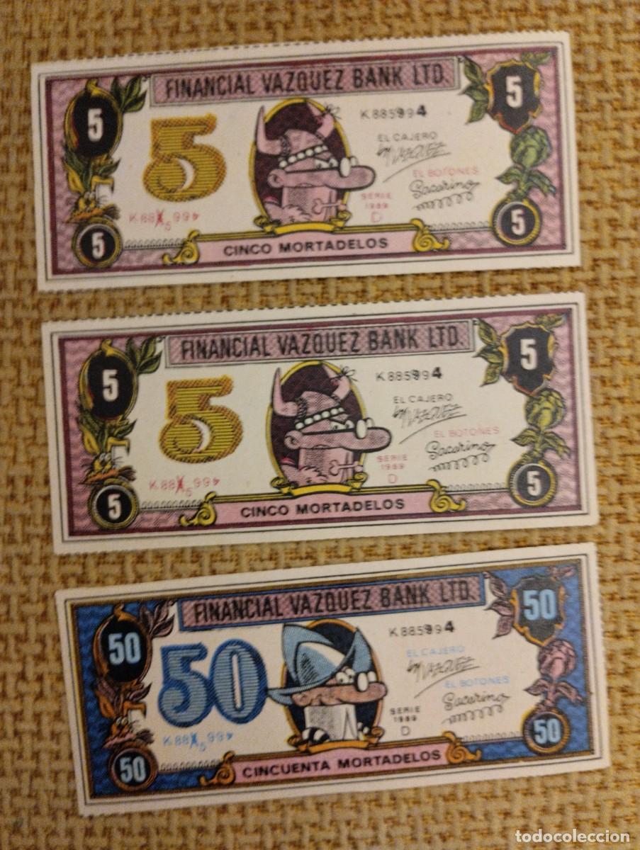 Tebeos: Billetes Mortadelos antiguos - Foto 1